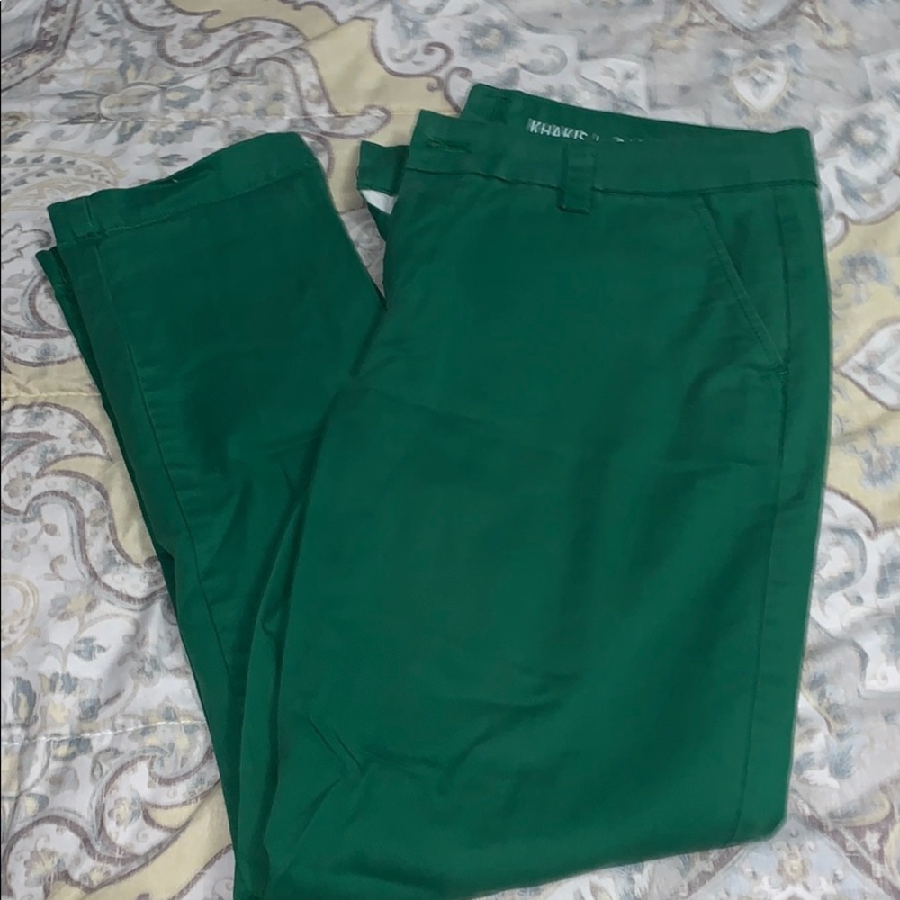 Gap-Green Khakis Pants